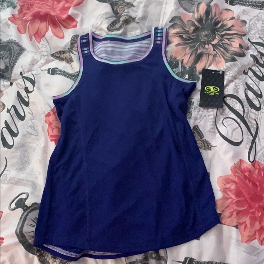 Athletic tank top athletic works kids M